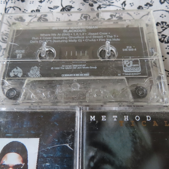 Method Man Tical 2000 Rap Hip Hop Cassette Tape 1994 & 1998 - Def Jam blackout - Picture 2 of 5